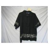 Earnest Ray Black Shirt  Sz XL
