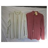 2 Tommy Bahama Shirts Sz L