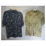 2 OP Ocean Pacific Shirts Sz L