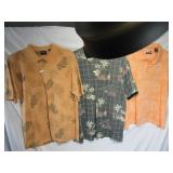 3 Polo Shirts Sz L