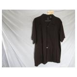 Haggar Dark Brown w/ Black Sz XXL