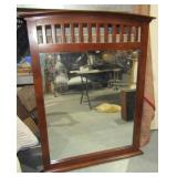 Mirror In Wood Frame 47" T x 37" W