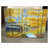 Garvin Large Canvas Painting 33" x 45"