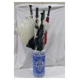 18" Ceramic Umbrella Holder # Umbrellas