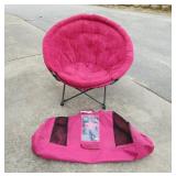 Pink Sphere Chair 36"T x 44"W