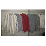 6 Long Ssleeeve Shirts Sz L