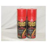 2 Cans Red Devil Foam & Fill
