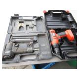 Black & Decker Cordless Drill & Air Nail Gun