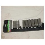 New Pittsburgh 3/8 USA Deep Socket Set 9 Pc