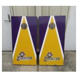 Wood ECU Corn Hole Game 49" x 24" Some Wear