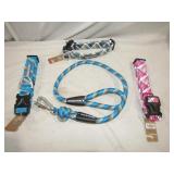 Arcadia Leash & 3 Collars