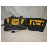 2 Small Dewalt Bags