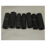 Jobsmart SAE American Impact Socket Set 1/2" Drive