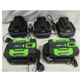 Ego Batteries & Chargers