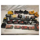 Large Lot Of Batteries Unable To Check