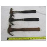 3 Claw Hammers
