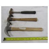 3 Claw Hammers