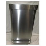 Simple Human Stainless Steel Foot Pedal Trash Can