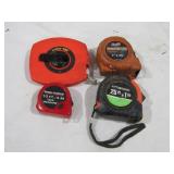 Lot Of Tape Measures