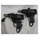 2 Craftsman 1/3 HP Drills