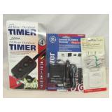 Timer, DC Battery Eliminator & Misc