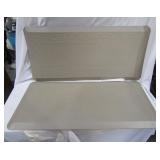 2 Tan Floor Mats 43" x 20"