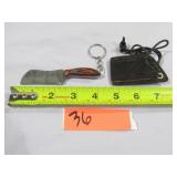 Damascus Keychain Pocket Knife