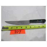 Hunting Knife w/ Green Sparkle Handle