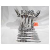 35 Pc Flatware Set New