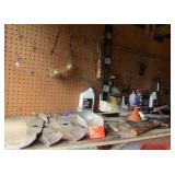 Misc Shop w/ Peg Board Hooks (Board NOT Included)
