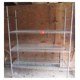 Metal Rack 74 1/4" T  x 60" W