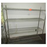 Metal Rack 61" T x 60" W x 18" D