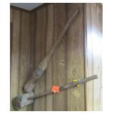 40" Wood Club & 35"  Wood Mallet