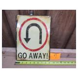 Go Away Sign