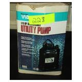 1/6 HP Submersible Utility Pump 1/6 HP Submersible Utility Pump
