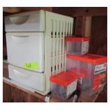 Small Plastic Organizer w/ Screws Small Plastic Organizer w/ Screws