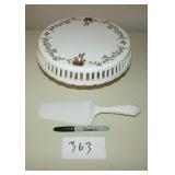 Mikasa Ceramic Cake Plate Mikasa Ceramic Cake Plate