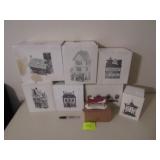 Christmas Heritage Village Collection 8 Pcs Christmas Heritage Village Collection 8 Pcs