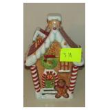 Gingerbread House Cookie Jar 13" T Gingerbread House Cookie Jar 13" T