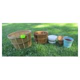 Baskets Left Is 13" T x 19" Dia Baskets Left Is 13" T x 19" Dia