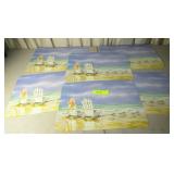 6 Place Mats