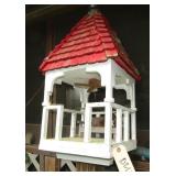 Birdhouse w/ Red Top