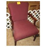 Purple Stripped Chair