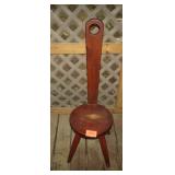 Vintage William Fetner Inc Keyhole Chair Approx 4