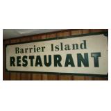 Barrier Island Sign