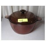 Visions Pyrex Pot 7" T x 10" Dia