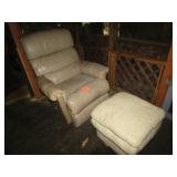 Leather Recliner Rough