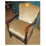 Wood & Upholstered Chair