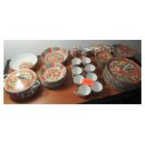 Peacock Dishes Made In Japan