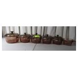 Pyrex Visions Glassware 6Pc Left Is 2.5L